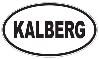 KALBERG - Oval Magnet