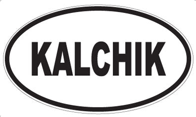 KALCHIK - Oval Magnet