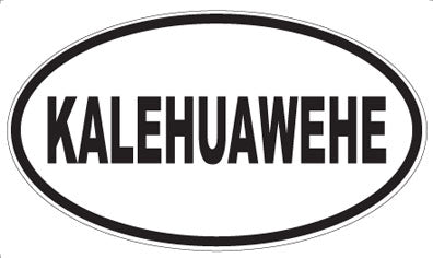 KALEHUAWEHE - Oval Magnet