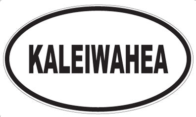 KALEIWAHEA - Oval Magnet
