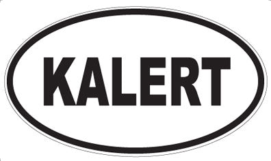 KALERT - Oval Magnet