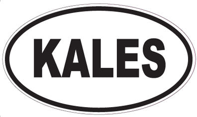 KALES - Oval Sticker