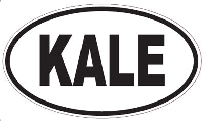 KALE - Oval Sticker