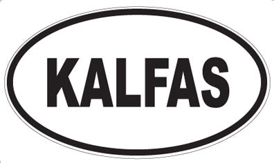 KALFAS - Oval Magnet