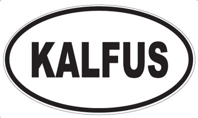 KALFUS - Oval Magnet