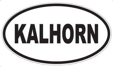 KALHORN - Oval Magnet