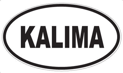 KALIMA - Oval Sticker