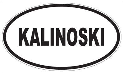 KALINOSKI - Oval Magnet