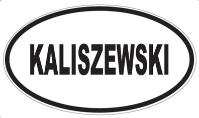 KALISZEWSKI - Oval Magnet