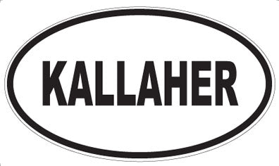 KALLAHER - Oval Magnet