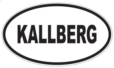 KALLBERG - Oval Magnet