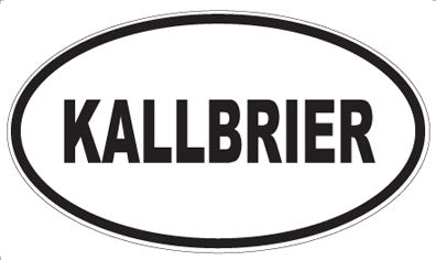 KALLBRIER - Oval Magnet