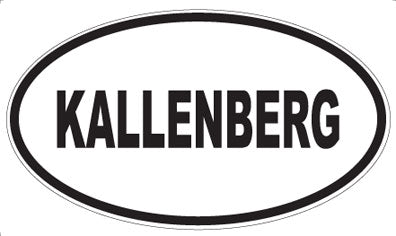 KALLENBERG - Oval Magnet