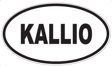 KALLIO - Oval Sticker