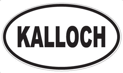 KALLOCH - Oval Magnet