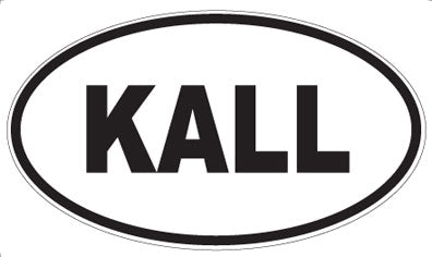 KALL - Oval Magnet