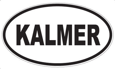 KALMER - Oval Sticker