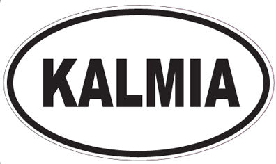 KALMIA - Oval Sticker