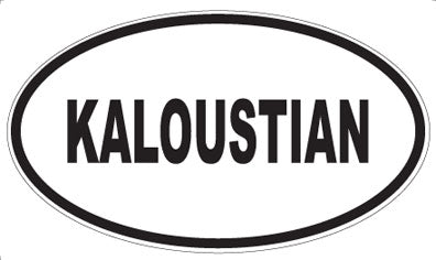 KALOUSTIAN - Oval Magnet