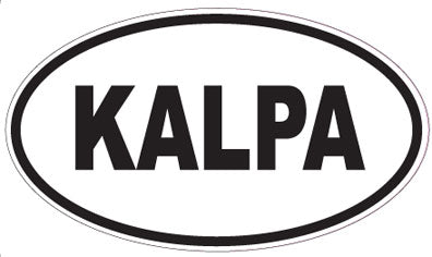KALPA - Oval Sticker