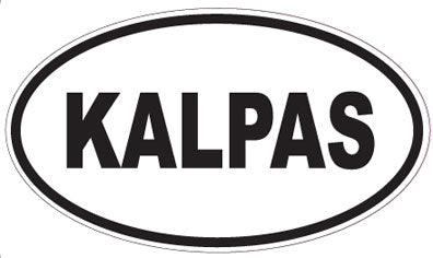KALPAS - Oval Sticker