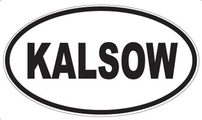 KALSOW - Oval Magnet