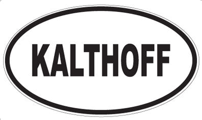 KALTHOFF - Oval Sticker