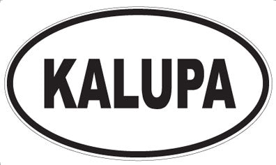 KALUPA - Oval Sticker