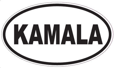 KAMALA - Oval Sticker