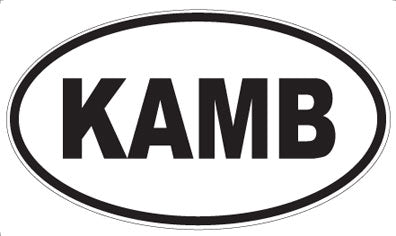 KAMB - Oval Sticker