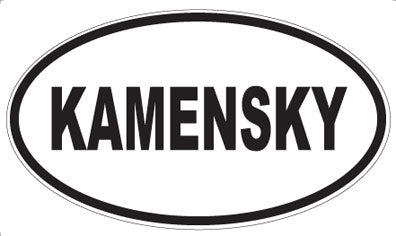 KAMENSKY - Oval Magnet