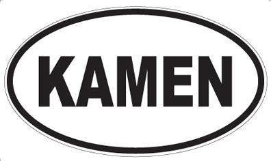 KAMEN - Oval Magnet