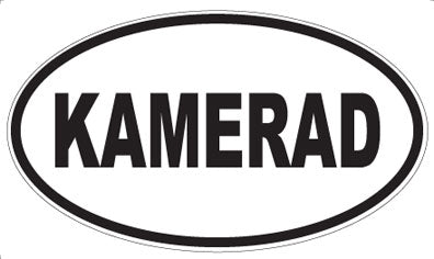 KAMERAD - Oval Magnet