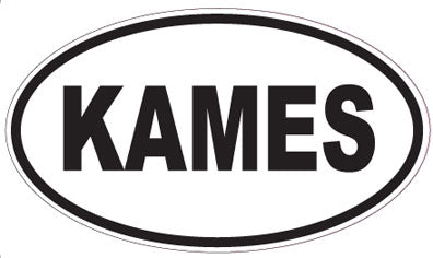 KAMES - Oval Sticker
