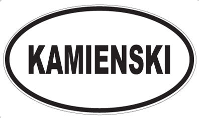 KAMIENSKI - Oval Sticker