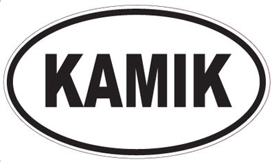 KAMIK - Oval Sticker