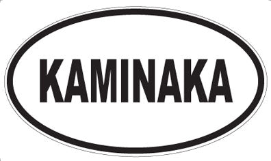 KAMINAKA - Oval Sticker
