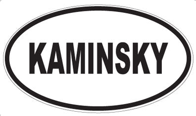KAMINSKY - Oval Magnet