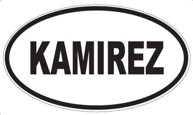 KAMIREZ - Oval Sticker