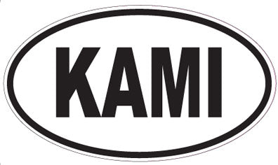 KAMI - Oval Sticker