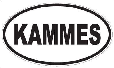 KAMMES - Oval Sticker