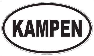 KAMPEN - Oval Sticker