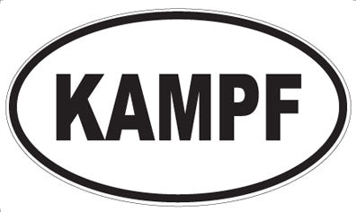 KAMPF - Oval Magnet