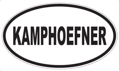 KAMPHOEFNER - Oval Magnet