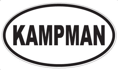 KAMPMAN - Oval Sticker