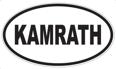 KAMRATH - Oval Sticker