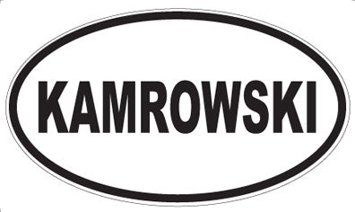 KAMROWSKI - Oval Magnet