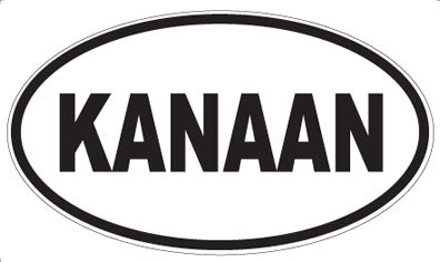 KANAAN - Oval Magnet