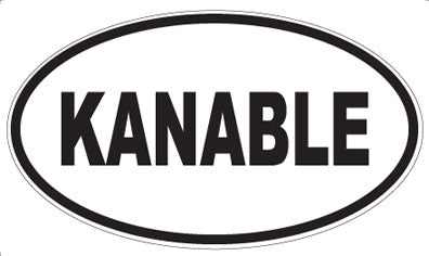 KANABLE - Oval Magnet