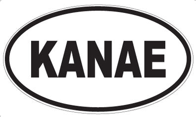 KANAE - Oval Sticker